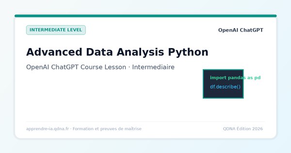 Advanced Data Analysis: Exact Computations with Python