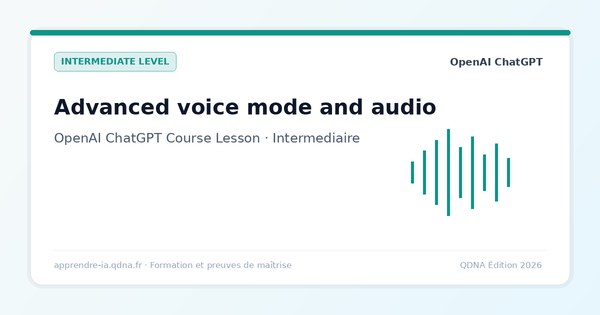 Advanced Voice Mode: Real-Time Audio Dialogue