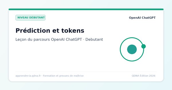 Comment répond ChatGPT : prédiction de tokens et probabilités