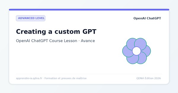 Creating a Custom GPT Without Code: Instructions and Knowledge