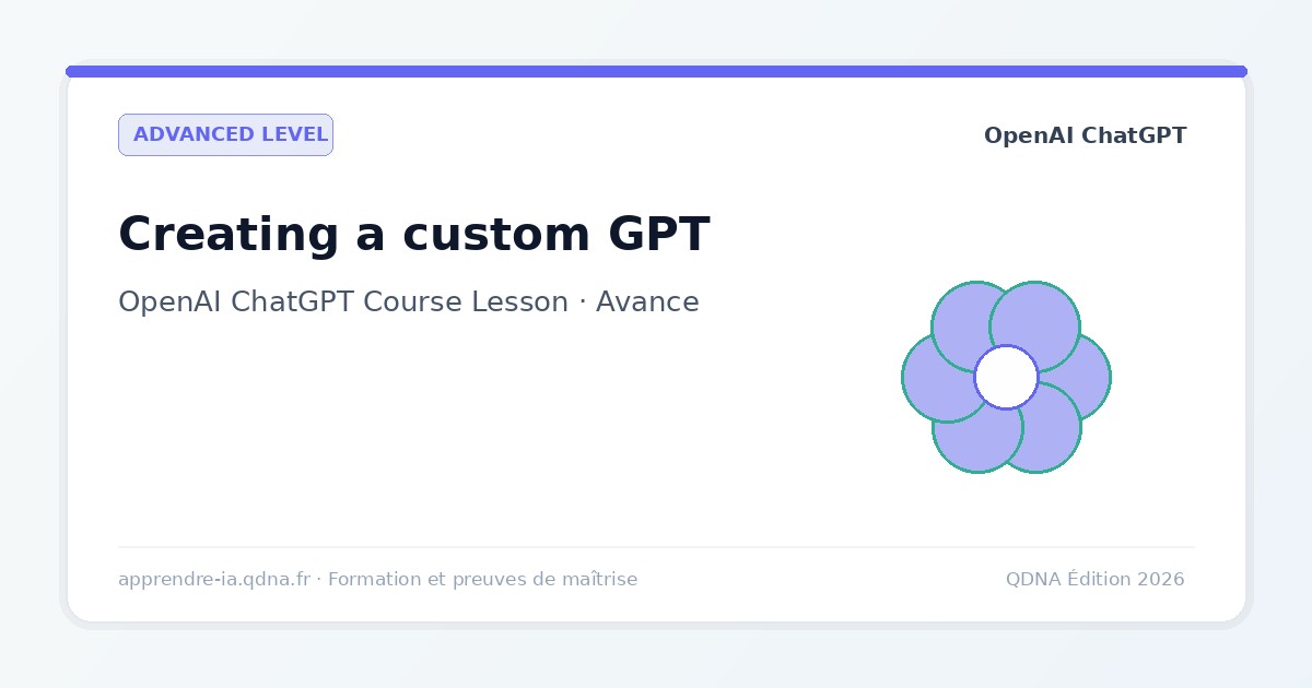 Creating a Custom GPT Without Code: Instructions and Knowledge