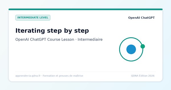 Iterating with ChatGPT: Step-by-Step Steering and Deltas