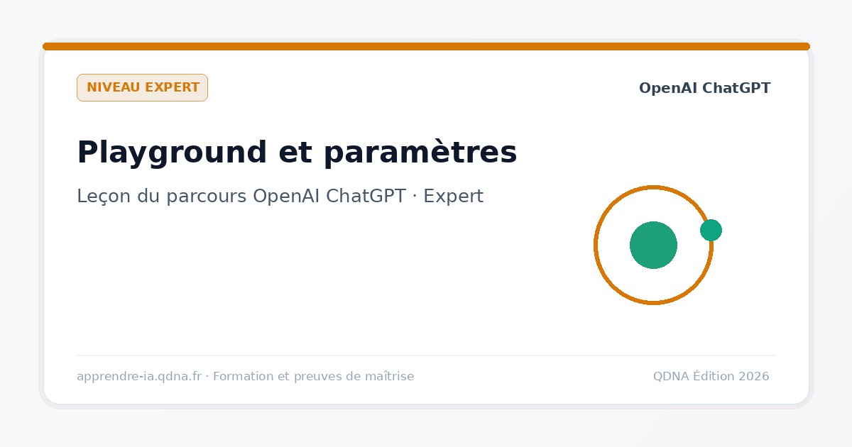 OpenAI Playground : température, top_p et JSON strict