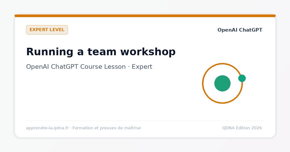 Running a ChatGPT Workshop: Team Enablement and Practice