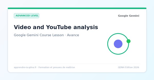 Analyze videos with Gemini: synthesis and key timestamps