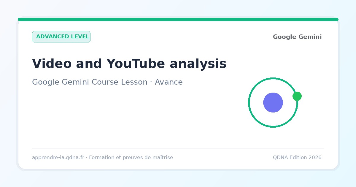 Analyze videos with Gemini: synthesis and key timestamps