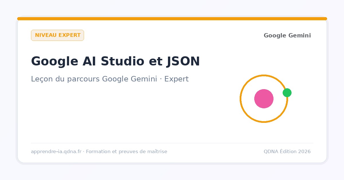 Google AI Studio : température, System Instructions et JSON