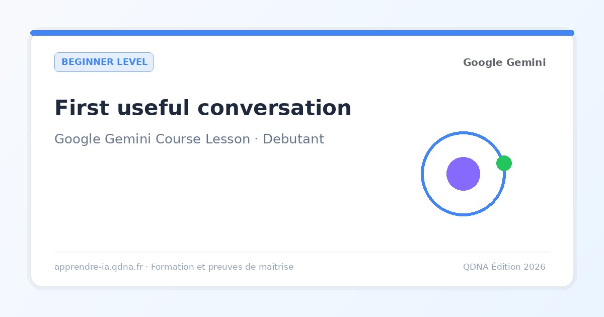 First conversation with Gemini: summarize, rephrase, translate