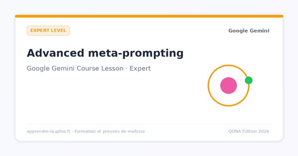 Meta-prompting: have Gemini optimize and audit your prompts