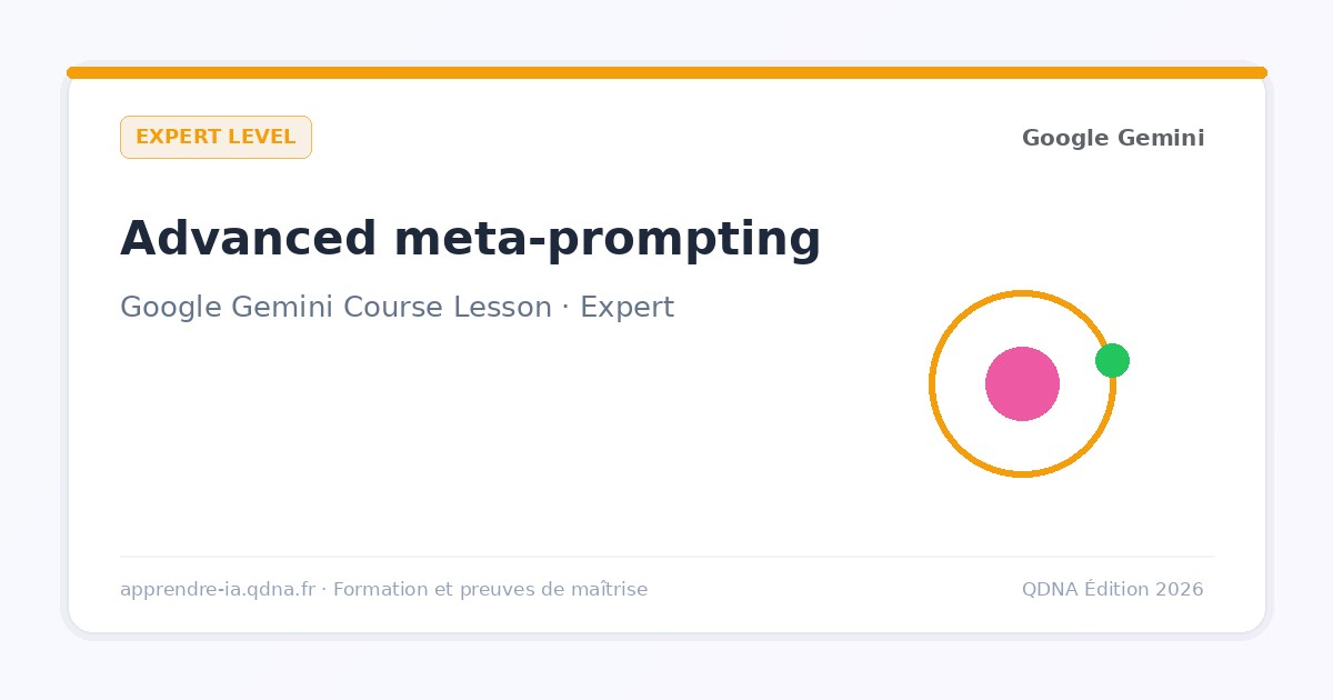 Meta-prompting: have Gemini optimize and audit your prompts