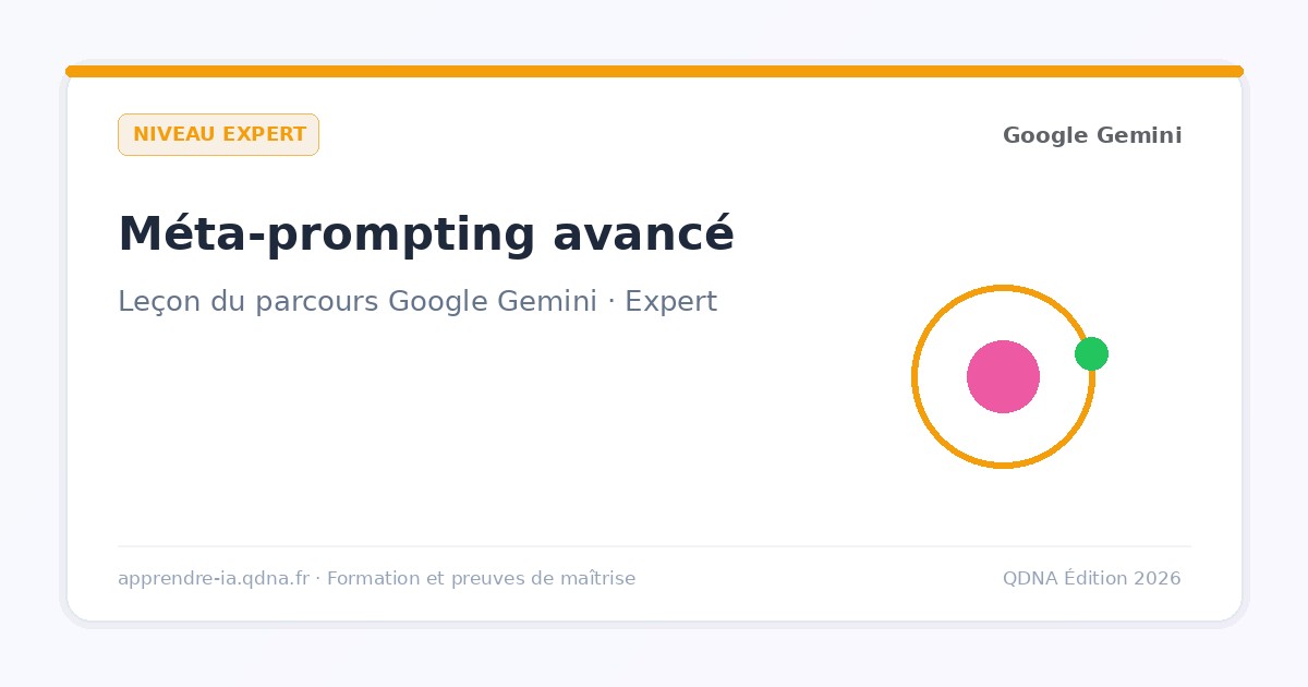 Méta-prompting : faire perfectionner vos consignes par Gemini