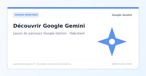 Qu'est-ce que Google Gemini : gratuit, Advanced et Workspace